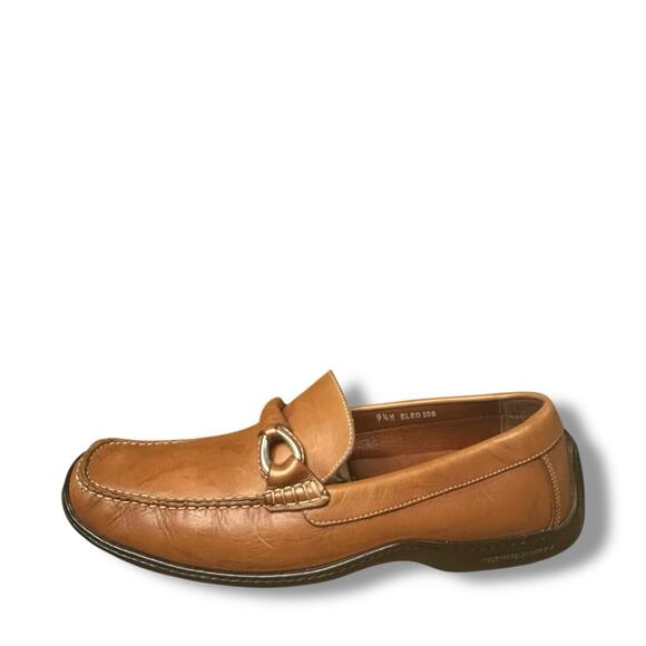 Donald J Pliner Eleo Driving Loafers Shoes Horsebit Moc Toe Brown Leather Sz 9.5 main image 10